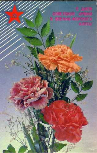 Советские открытки на 23 февраля фото 22