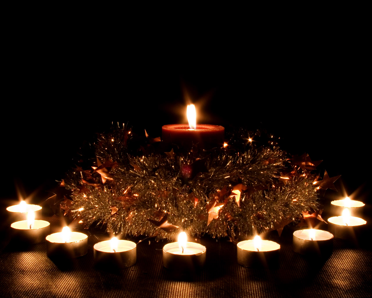 Магические новогодние свечи