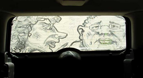 Уличные креативы :: Рисунки на грязных стеклах фото 5