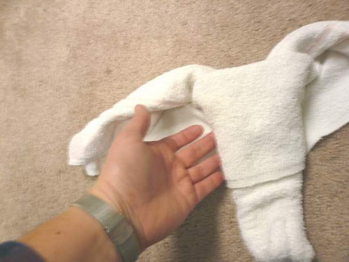 Своими руками :: Из полотенца слона фото 6