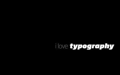     :: I love typography  3