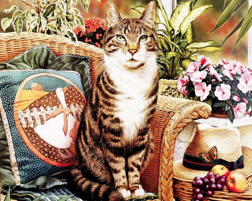 Художники :: Рисунки кошек фото 11