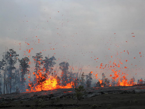 Гавайская вулканическая обсерватория фото 82