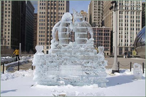 Ледяные скульптуры фото 11