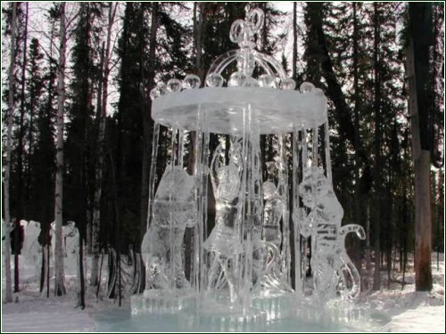 Ледяные скульптуры фото 16