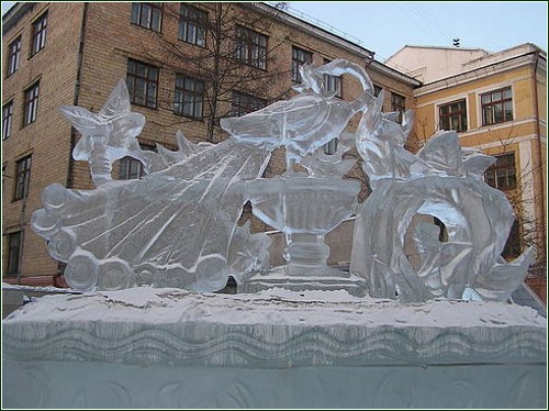 Ледяные скульптуры фото 24