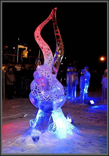 Ледяные скульптуры фото 5