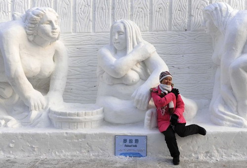 Красивые ледяные скульптуры фото 7