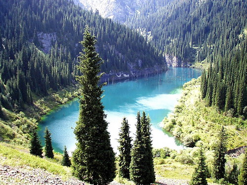 Озеро Kaindy, Казахстан фото 1