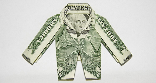 Оригами из денег фото 1