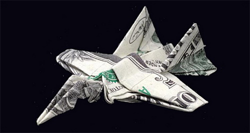 Оригами из денег фото 15