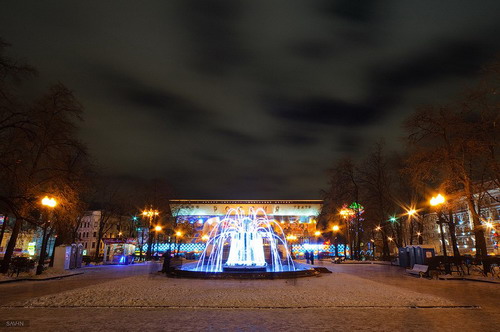 Фотографии ночной Москвы фото 4