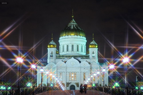 Фотографии ночной Москвы фото 45