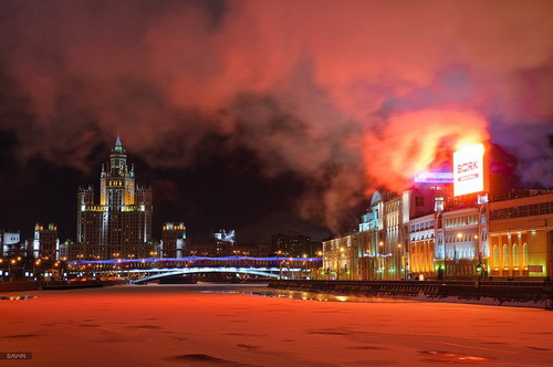 Фотографии ночной Москвы фото 54