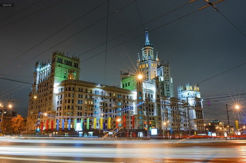 Фотографии ночной Москвы фото 57