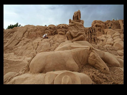 Скульптуры из песка фото 36