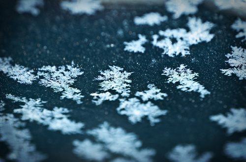 Снежинки вблизи фото 51