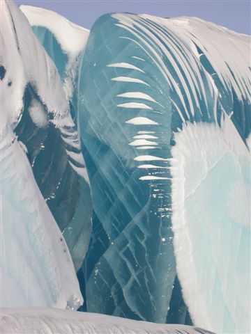 Ледяные образования в Антарктике фото 3