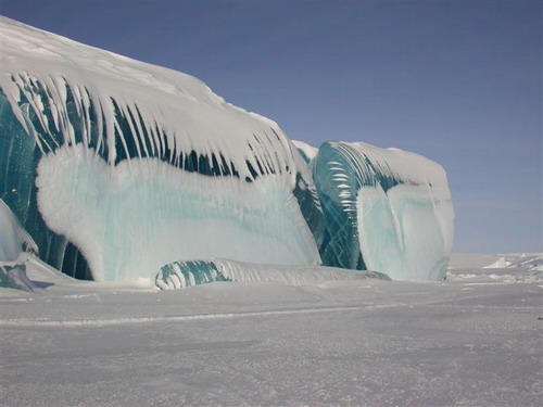 Ледяные образования в Антарктике фото 10